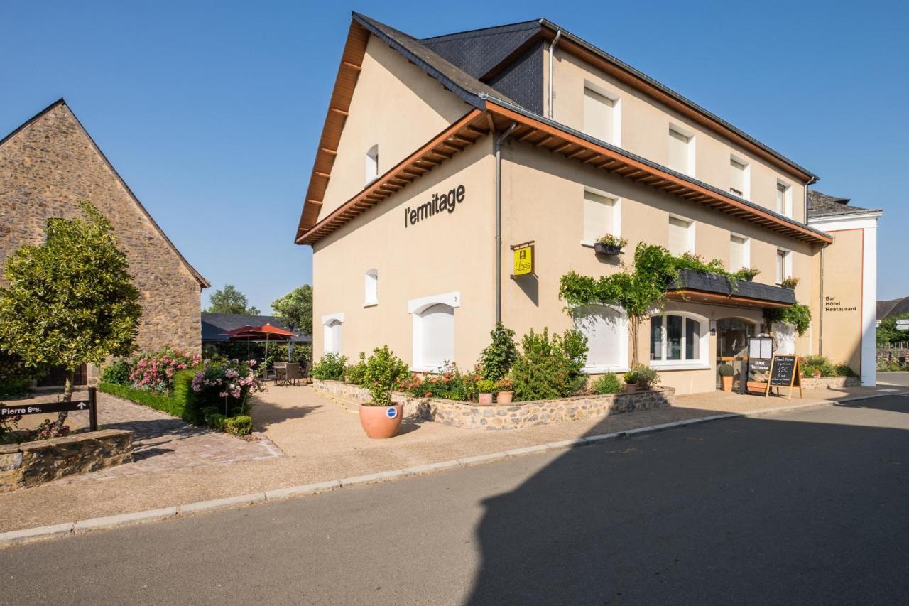 Logis L'Ermitage Hotel & Restaurant Saulges Bagian luar foto
